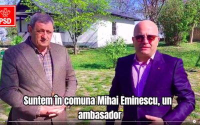 Întâlnire VERGINEL GIREADĂ, primarul comunei MIHAI EMINESCU