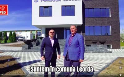 Întâlnire cu ȘTEFAN DULGHERU, primarul comunei LEORDA